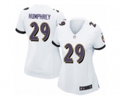 Women's Nike Baltimore Ravens #29 Marlon Humphrey Game White NFL Jersey