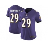 Women's Nike Baltimore Ravens #29 Marlon Humphrey Vapor Untouchable Limited Purple Team Color NFL Jersey