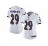 Women's Nike Baltimore Ravens #29 Marlon Humphrey Vapor Untouchable Limited White NFL Jersey