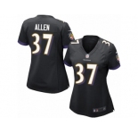 Women's Nike Baltimore Ravens #37 Javorius Allen Limited Black Alternate NFL Jersey