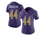 Women's Nike Baltimore Ravens #44 Kyle Juszczyk Limited Purple Rush NFL Jersey