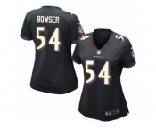 Women's Nike Baltimore Ravens #54 Tyus Bowser Limited Black Alternate NFL Jersey