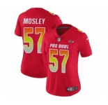 Women's Nike Baltimore Ravens #57 C.J. Mosley Limited Red AFC 2019 Pro Bowl NFL Jersey