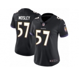 Women's Nike Baltimore Ravens #57 C.J. Mosley Vapor Untouchable Limited Black Alternate NFL Jersey