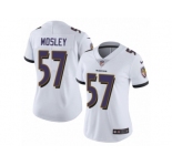 Women's Nike Baltimore Ravens #57 C.J. Mosley Vapor Untouchable Limited White NFL Jersey