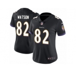 Women's Nike Baltimore Ravens #82 Benjamin Watson Vapor Untouchable Limited Black Alternate NFL Jersey