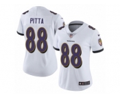 Women's Nike Baltimore Ravens #88 Dennis Pitta Vapor Untouchable Limited White NFL Jersey