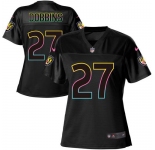 Women's Nike Ravens #27 J.K. Dobbins Black  NFL Fashion Game Jersey