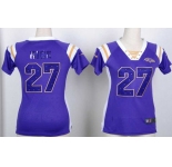 nike women jerseys baltimore ravens #27 ray rice purple[fashion Rhinestone sequins]