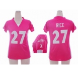 nike women nfl jerseys baltimore ravens #27 ray rice pink[draft him ii top]