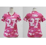 nike women nfl jerseys baltimore ravens #27 ray rice pink[fashion camo]