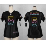 nike women nfl jerseys baltimore ravens #5 joe flacco black[nike fashion]