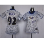 nike women nfl jerseys baltimore ravens #52 r.lewis [fem fan zebra]
