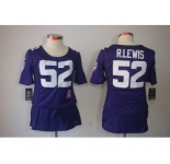 nike women nfl jerseys baltimore ravens #52 r.lewis purple[breast cancer awareness]