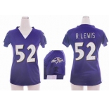 nike women nfl jerseys baltimore ravens #52 r.lewis purple[draft him ii top]