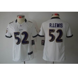 nike women nfl jerseys baltimore ravens #52 r.lewis white[nike limited]