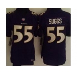 nike women nfl jerseys baltimore ravens #55 suggs purple[nike]