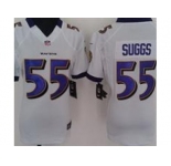 nike women nfl jerseys baltimore ravens #55 suggs white[nike]