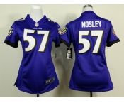 nike women nfl jerseys baltimore ravens #57 mosley purple[nike]