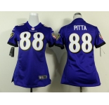 nike women nfl jerseys baltimore ravens #89 pitta purple[nike]