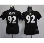 nike women nfl jerseys baltimore ravens #92 ngata black[nike]