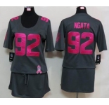 nike women nfl jerseys baltimore ravens #92 ngata dk.grey[breast cancer awareness]
