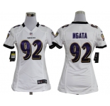 nike women nfl jerseys baltimore ravens #92 ngata white[nike]