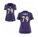 Women's Nike Baltimore Ravens #79 Ronnie Stanley Purple Team Color NFL Jersey