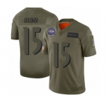 Youth Baltimore Ravens #15 Marquise Brown Limited Camo 2019 Salute to Service Football Jersey