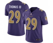 Youth Baltimore Ravens #29 Earl Thomas III Limited Purple Rush Vapor Untouchable Football Jersey