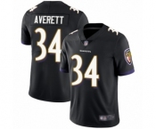 Youth Baltimore Ravens #34 Anthony Averett Black Alternate Vapor Untouchable Limited Player Football Jersey