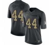 Youth Baltimore Ravens #44 Marlon Humphrey Limited Black 2016 Salute to Service Football Jersey