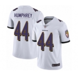 Youth Baltimore Ravens #44 Marlon Humphrey White Vapor Untouchable Limited Player Football Jersey