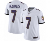 Youth Baltimore Ravens #7 Trace McSorley White Vapor Untouchable Limited Player Football Jersey