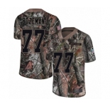 Youth Baltimore Ravens #77 Bradley Bozeman Limited Camo Rush Realtree Football Jersey
