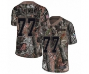 Youth Baltimore Ravens #77 Bradley Bozeman Limited Camo Rush Realtree Football Jersey