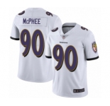 Youth Baltimore Ravens #90 Pernell McPhee White Vapor Untouchable Limited Player Football Jersey