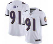 Youth Baltimore Ravens #91 Shane Ray White Vapor Untouchable Limited Player Football Jersey