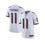 Youth Nike Baltimore Ravens #11 Breshad Perriman Vapor Untouchable Limited White NFL Jersey
