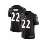 Youth Nike Baltimore Ravens #22 Jimmy Smith Vapor Untouchable Limited Black Alternate NFL Jersey