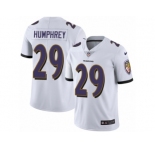 Youth Nike Baltimore Ravens #29 Marlon Humphrey Vapor Untouchable Limited White NFL Jersey