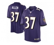 Youth Nike Baltimore Ravens #37 Javorius Allen Limited Purple Team Color NFL Jersey