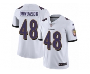 Youth Nike Baltimore Ravens #48 Patrick Onwuasor White Vapor Untouchable Limited Player NFL Jersey
