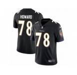 Youth Nike Baltimore Ravens #78 Austin Howard Black Alternate Vapor Untouchable Limited Player NFL Jerse