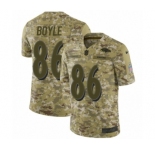 Youth Nike Baltimore Ravens #86 Nick Boyle Limited Camo 2018 Salute to Service NFL Jersey