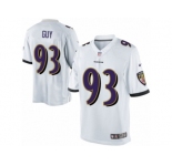 Youth Nike Baltimore Ravens #93 Lawrence Guy Limited White NFL Jersey