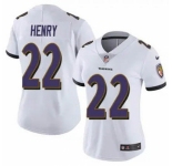 Youth Nike Ravens #22 Derrick Henry White Stitched NFL Vapor Untouchable Limited Jersey