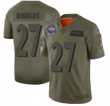 Youth Nike Ravens #27 J.K. Dobbins Camo Stitched NFL Limited 2019 Salute To Service Jersey