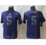 nike youth nfl jerseys Baltimore Ravens #5 Flacco blue[Elite drift fashion]