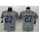 nike youth nfl jerseys baltimore ravens #27 ray rice grey[nike lights out]